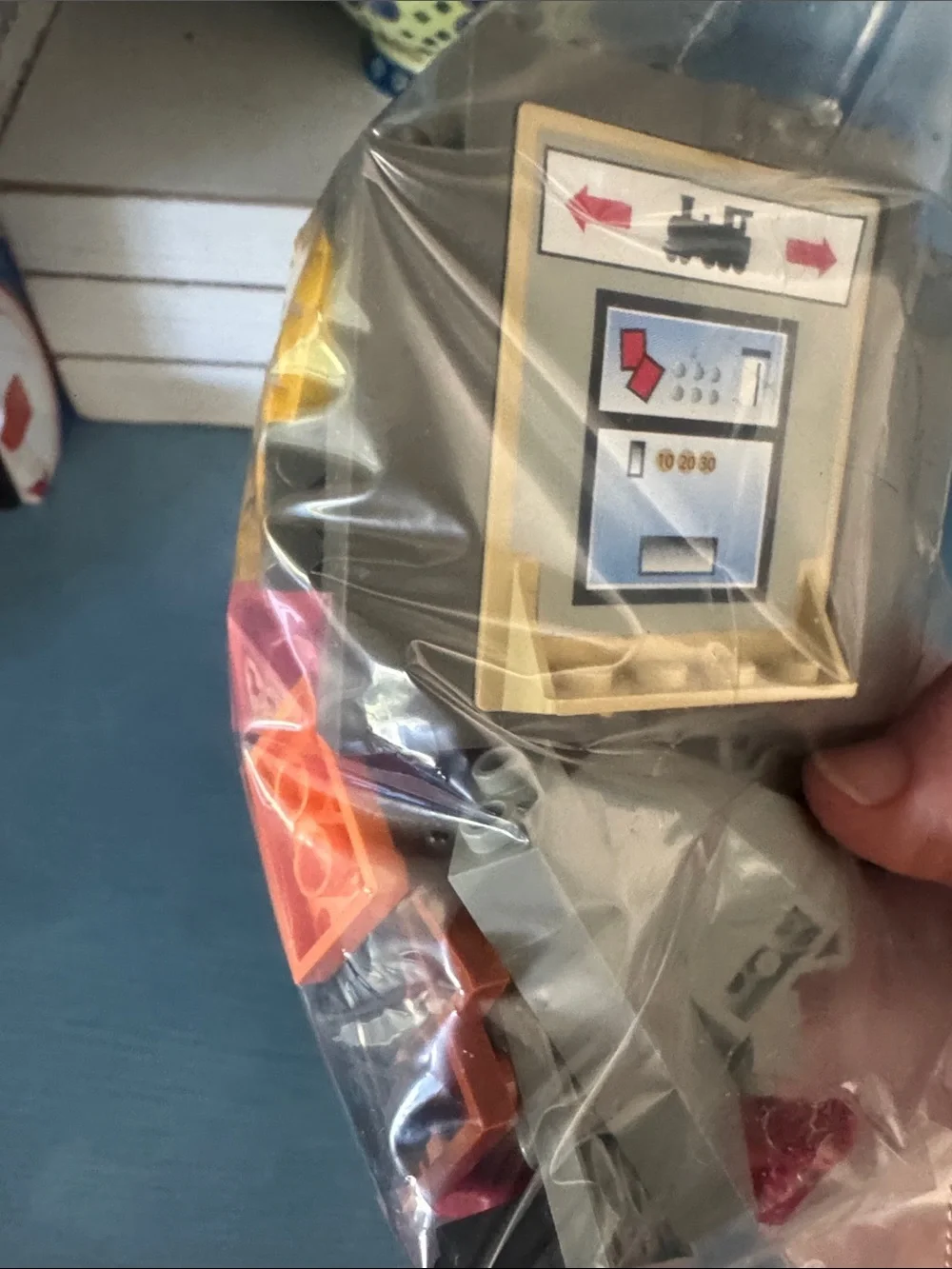 Lego Mixed Bricks Lot - Yellow, Brown, Black, White, Red, Blue, Orange